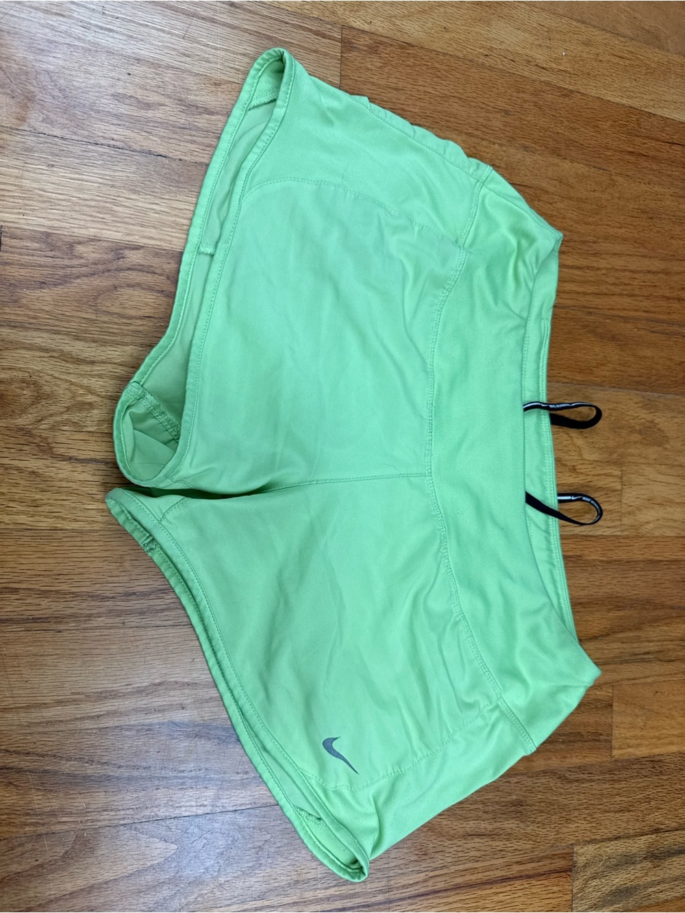 Nike Dri-FIT Women’s Small Neon Green Running Shorts Athletic Workout